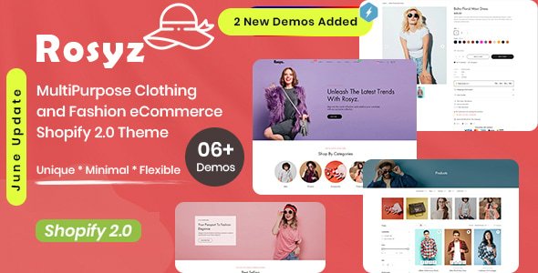 Rosyz MultiPurpose Clothing and Fashion eCommerce Shopify