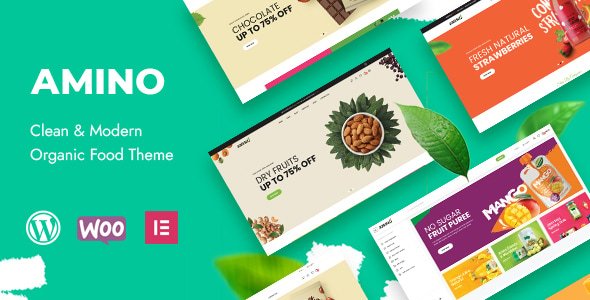 If you are running an organic store, grocery business, or food shop, then the amino theme – Organic & Food WordPress Theme