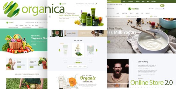 Organica - Cosmetic, Food, Organic, Beauty Shopify Theme