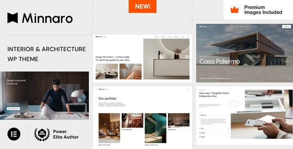 Minnaro – Interior Design and Architecture WordPress Theme