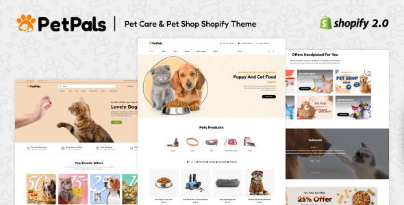 Pet pals - Pet Store Shopify Theme