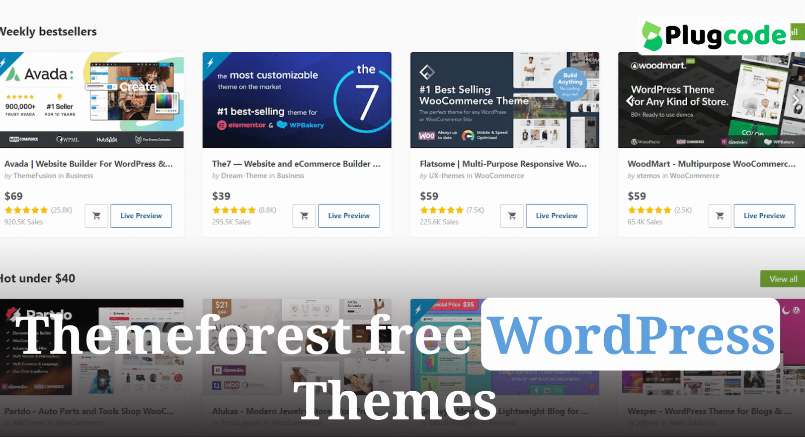 Themeforest free WordPress themes